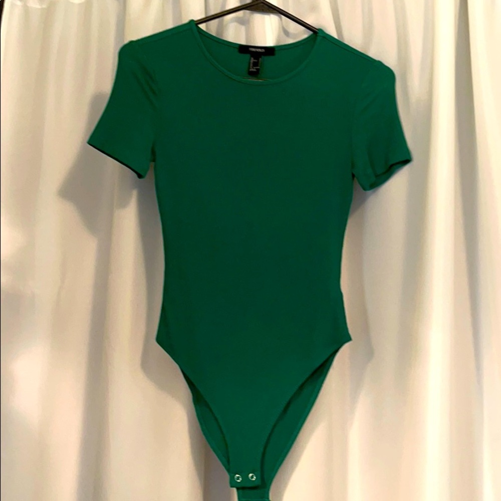 Green Forever 21 body suit